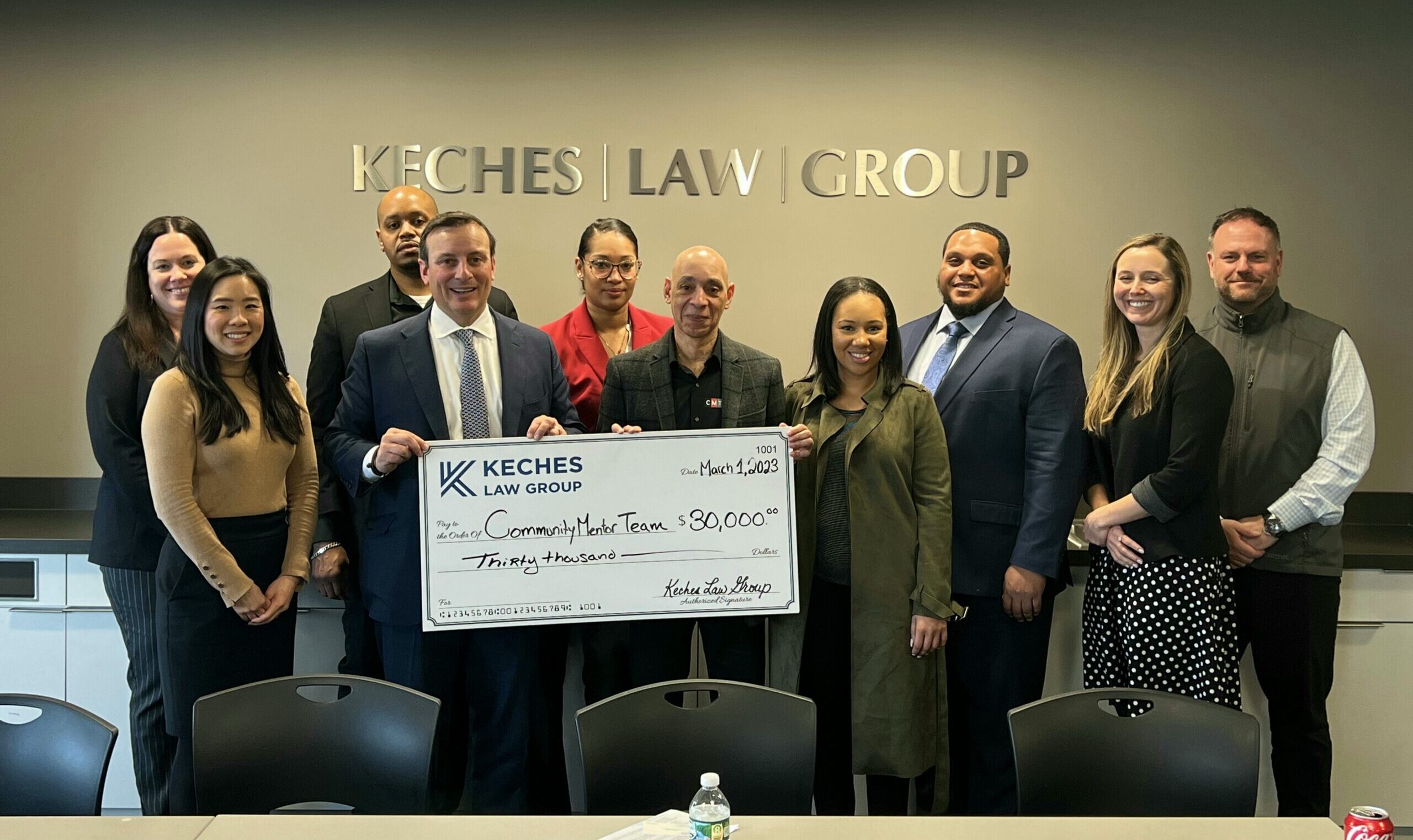 Keches Law Donates 30K to Community Mentoring Team